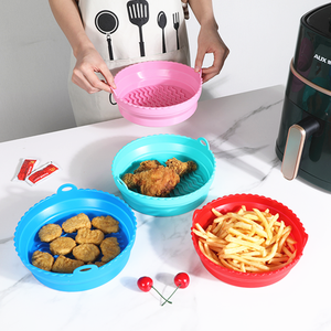 ถาดอบซิลิโคนสำหรับหม้อทอดไร้น้ำมันแบบพับได้ ลดราคาพิเศษ - Product Image 6