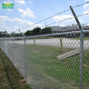 Güvenlik zinciri bağlantı çit <span class=keywords><strong>6ft</strong></span> çinko kaplı siklon tel örgü sıcak daldırma galvanizli demir ve çelik çerçeve için Driveway kapıları - Product Image 6