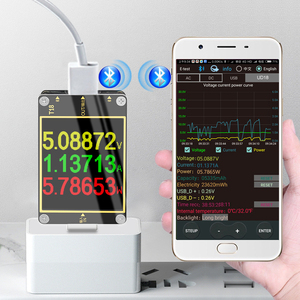 T18 UD18 ATORCH USB3.0 Probador USB de 1.8 Pulgadas, Voltímetro Digital DC, Amperímetro, Voltímetro, Detector de Voltaje para Banco de Energía, Medidor de Voltaje Temporizado - Product Image 6