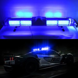 Nouvelle barre lumineuse d'urgence modèle 2000D, 264W LED, 216 LED, sirène bleue pour camion de pompiers, ambulance, voiture, rénovation - Product Image 2