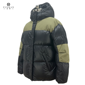 <span class=keywords><strong>Noir</strong></span> vert Patchwork court hommes <span class=keywords><strong>doudoune</strong></span> canard <span class=keywords><strong>doudoune</strong></span> patte résine fermeture éclair hiver <span class=keywords><strong>doudoune</strong></span> - Product Image 4