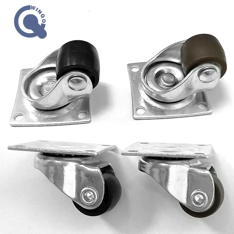 Mini Caster Wheel 15 mm 0,5 Zoll kleines Rad Rueda Möbel rolle für bewegliche Tabletts Blumentöpfe