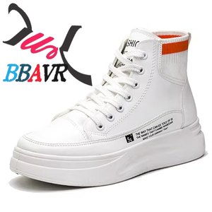 Zapatillas Deportivas Casuales para Caminar al Aire Libre, Antideslizantes, Blancas y Negras, para Mujer - Product Image 6