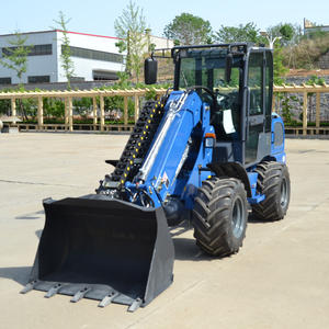 Cina Roda Mini Loader 2 ton max mengangkat tinggi 5m H280T Telefon mini teleskopik roda pemuatan - Product Image 6