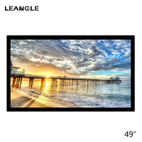 Écran tactile LCD mural de 43/49/55/65 pouces, panneau tactile capacitif 4K ihm, ordinateur PC AIO