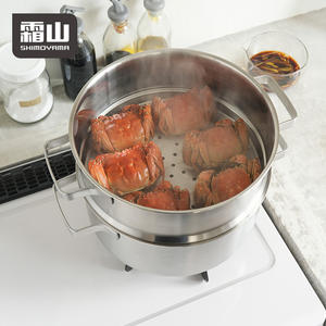 SHIMOYAMA кухонная утварь, Штабелируемый пароход, корзина, 304 кастрюля из нержавеющей стали, набор кастрюль - Product Image 5