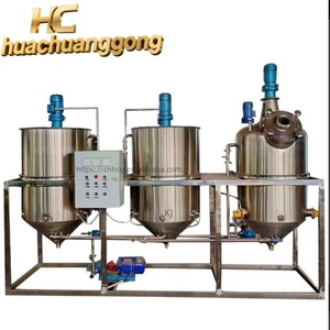 Pequeño 100 kg/h Filtro de aceite comestible Máquina de refinación de aceite comestible purificado Máquina de refinería de almendra de palma pequeña Refinería de aceite comestible - Product Image 2