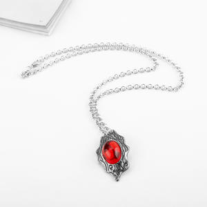 Fábrica al por mayor moda gema roja colgante collar Devil May Cry <span class=keywords><strong>Dante</strong></span> collar Anime juego Cosplay collar - Product Image 6