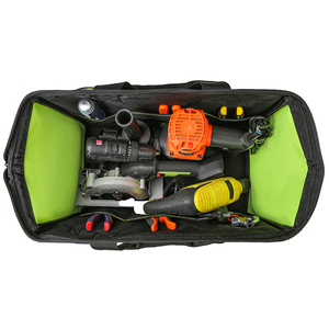 <span class=keywords><strong>Sac</strong></span> de Travail Durable de 18 Pouces, 600D, <span class=keywords><strong>pour</strong></span> Peintres, Charpentiers et Constructeurs, Fermeture à Glissière Robuste, Poignée Renforcée, <span class=keywords><strong>Sac</strong></span> Fourre-Tout <span class=keywords><strong>pour</strong></span> Outil, Grande Porte - Product Image 3