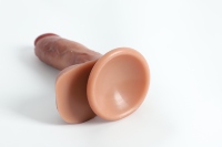 Dildos Realistas de Silicona de 4.3 Pulgadas con Ventosa para Principiantes, Dildo con Correa, Venta al por Mayor para Mujeres
