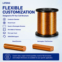Cable de Cobre Aislado con Película de Poliimida, Clase Térmica 240 IEC 60317-49, Cable para Motor de Tracción Ferroviaria de Alta Temperatura
