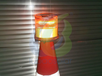 Hochleistungs-Solar-Blinklicht P65 Wasserdichte LED-Lampe für Verkehrsregelungsbereiche