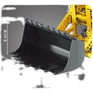 Yuxing Engineering 17023 Pneumatic Double-ended Busbar Vehicle <b>Building</b> <b>Block</b> <b>Set</b> For Boys Age 8-13 Years - Product Image 2
