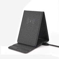 Chargeur sans fil 15W universel, support de téléphone de bureau, chargeur sans fil Qi à induction, support de chargeur pliable