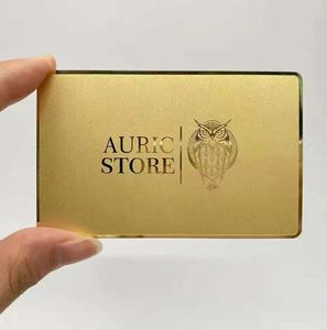 Tarjeta de Visita VIP de Metal Grabada y Cortada con Láser de la Mejor Calidad, Fabricada en China - Product Image 2
