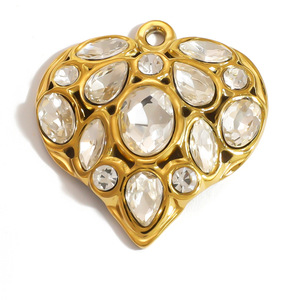 Colgante <span class=keywords><strong>de</strong></span> Acero Inoxidable Chapado en Oro <span class=keywords><strong>de</strong></span> 18K con Diseño <span class=keywords><strong>de</strong></span> Flor, Corazón y Estrella <span class=keywords><strong>de</strong></span> Mar con Efecto Goteo <span class=keywords><strong>de</strong></span> Aceite, Ideal para la Creación <span class=keywords><strong>de</strong></span> Joyas DIY y Collares <span class=keywords><strong>de</strong></span> Moda - Product Image 4