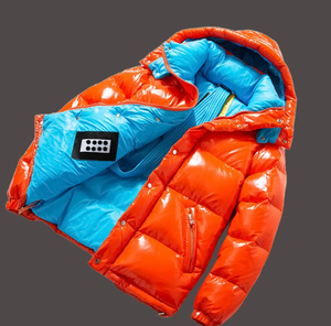 เสื้อแจ็คเก็ตดาวน์ขนเป็ดแบบสั้น 300 กรัม รุ่น Bright Face สำหรับผู้ชายและผู้หญิง  แบบสั่งทำพิเศษ เสื้อแจ็คเก็ตสำหรับทำงาน - Product Image 3