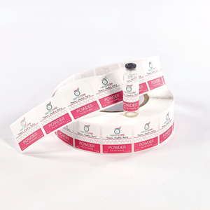 Autocollants logo pour étiquettes de flacons de 10 ml et 2 ml, étiquettes en vinyle pour poudre de peptide emballée, étiquettes cosmétiques pour flacons de 3 ml - Product Image 4