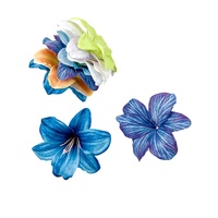 Kepala Bunga Daylily Lily Buatan DIY Aksesori Rambut Gaya Segar Bahan Jepit Rambut Aksesori Fotografi Rumah Pernikahan
