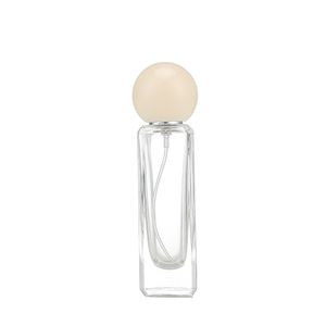 Nuovo Design Atomizzatore da Viaggio Quadrato in Vetro Trasparente da 30ml con Fondo Spesso e Tappo a Sfera per Profumo - Product Image 5