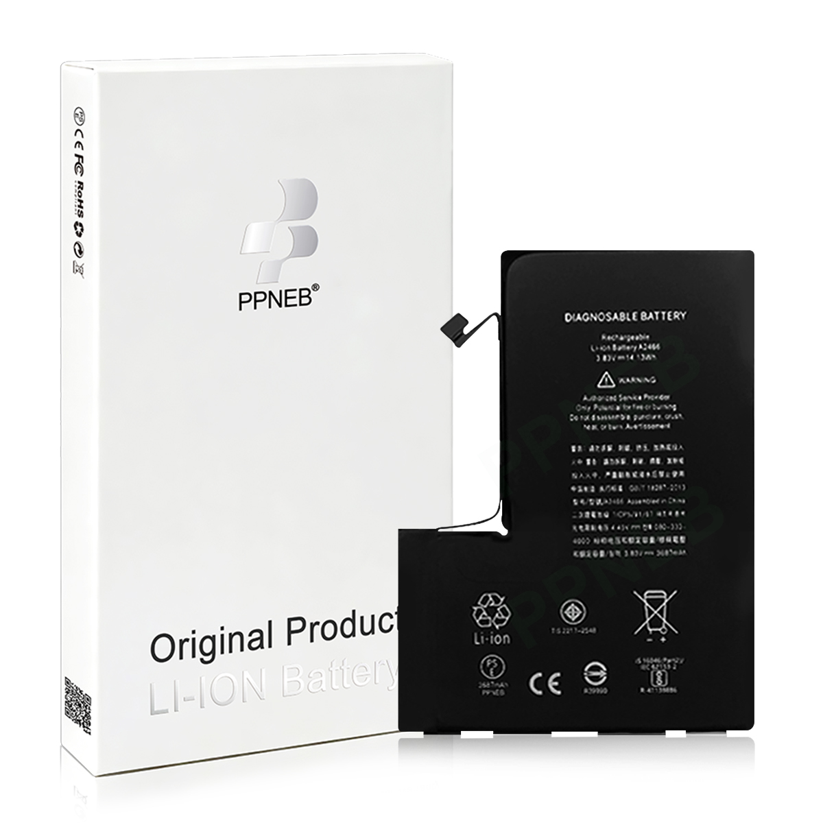 For iPhone 12 PRO MAX Battery 3687MAH