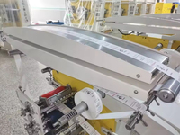 Machine d'impression automatique d'étiquettes d'entretien de tissus 2 couleurs Imprimante flexographique pour étiquettes d'entretien de tissus Ruban adhésif