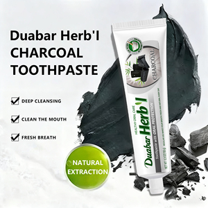 <span class=keywords><strong>Pasta</strong></span> Dental de Carbón Vegetal Herbal con Menta <span class=keywords><strong>Fresca</strong></span> de 150g <span class=keywords><strong>al</strong></span> por Mayor, Cepillo de Dientes Blanqueador Antibacteriano para Dientes Sensibles, Uso Doméstico Duabar - Product Image 3