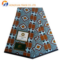 Kain Loin Kain Cetak Lilin Afrika 100% Poliester Mikrofiber Harga Pabrik Langsung Murah 110 GSM Tahan Gesekan