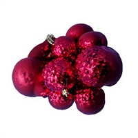 Boules de Noël 2026 écologiques non toxiques en PVC, réfléchissantes, brillantes, pigmentées laser or, argent, rouge, vert, bleu, multicolores – Direct Usine