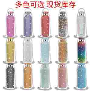 Botella de Agua con Diamantes, Botella Térmica de Acero Inoxidable con Pedrería Brillante, Botella de Agua con Cadena - Product Image 2