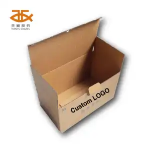 3. Ondulado Caixa De Papelão Embalagem Logotipo Personalizado Impresso Reciclável Carton Shipping Moving & Delivery Boxes
