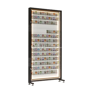 <span class=keywords><strong>Vitrine</strong></span> de présentation de cartes de sport verrouillable, personnalisée, en acrylique, pour cartes de baseball classées, présentoir de cartes à collectionner - Product Image 4