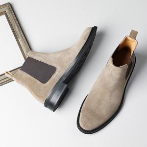 Zapatos de Cuero de Negocios para Hombre de Alta Calidad, Suela Gruesa, Impermeables, Parte Superior de Cuero Genuino, Otoño - Product Image 5