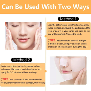 OEMビーガンスキントナー7% グリコール酸ハーバルナイアシンアミド液体ホワイトニングブライトニングエクスフォリーターソリューション - Product Image 3