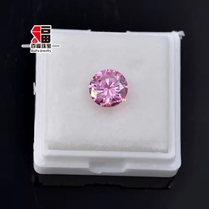 Joyería Baifu, precio al por mayor, moissanita Rosa redonda suelta - Product Image 1
