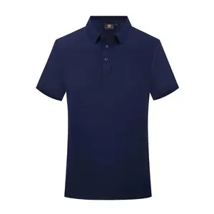 O Logotipo personalizado Da Empresa Homme 100% coton Tee Roupas camisetas Regular-fit de Algodão Dos homens Camisa Polo Masculina Original Para Os Homens