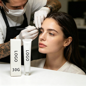 Bálsamo para Tatuajes Popular que Calma la Piel, Textura Ligera y Espesa, Tamaños Variados, Bálsamo para el Cuidado de Tatuajes con Logotipo Personalizado para Micropigmentación de Cejas - Product Image 1