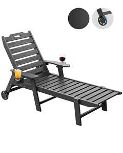 Nuova Sedia da Esterno in Plastica Adirondack, <span class=keywords><strong>Design</strong></span> Moderno Premium, Impermeabile, Comoda, per Piscina e Giardino, a Prezzo Ragionevole - Product Image 5