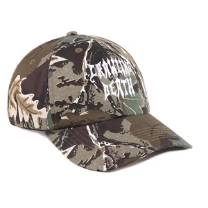 Fashion Men Forest Camouflage Hunting Cap Custom Embroidered Outdoor Tree Camo Baseball Cap
