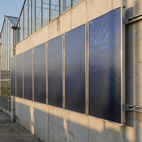 Collecteur solaire à tube thermique en cuivre avec absorbeurs solaires sélectifs à revêtement noir en aluminium pour système d'eau chaude thermique SENTOC&OEM