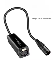 Isolateur Audio à boucle de terre XLR 2R Éliminer le courant Console de mixage sonore Isolateur Audio d'ordinateur Conversion d'annulation de bruit