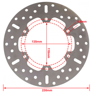 Disques de freins arrière pour moto, accessoire pour Yamaha MT125, <span class=keywords><strong>YZF</strong></span> <span class=keywords><strong>R</strong></span> 230, 125mm - Product Image 4