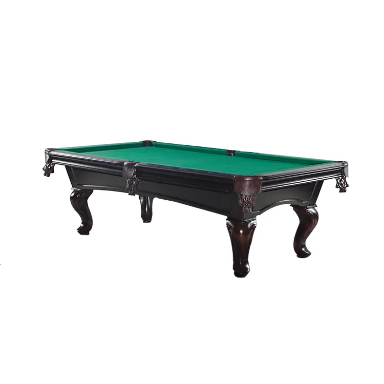 Ucuz fiyat klasik antika tarzı ahşap oyma rustik havuz bilardo masa 7ft 8ft 9ft