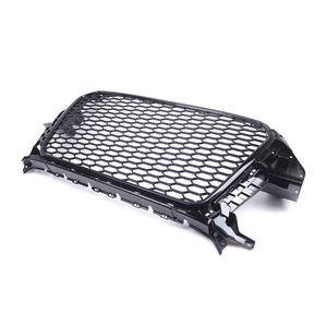 Griglia del radiatore del paraurti anteriore nero lucido a nido d'ape per Audi <span class=keywords><strong>Q3</strong></span> 2012-2015 versione EU/US 8 u0853651k 8 u3853651j - Product Image 2