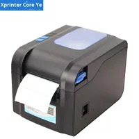 Imprimante d'étiquettes de codes-barres thermique Xprinter Xp-350B avec décapage automatique du papier, interface USB, papier de 80 mm en stock