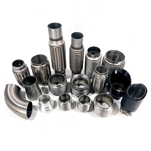 Otomotiv egzoz sistemi için dış örgü ile ağır paslanmaz esnek çelik boru basma bitirmek esnek boru - Product Image 6