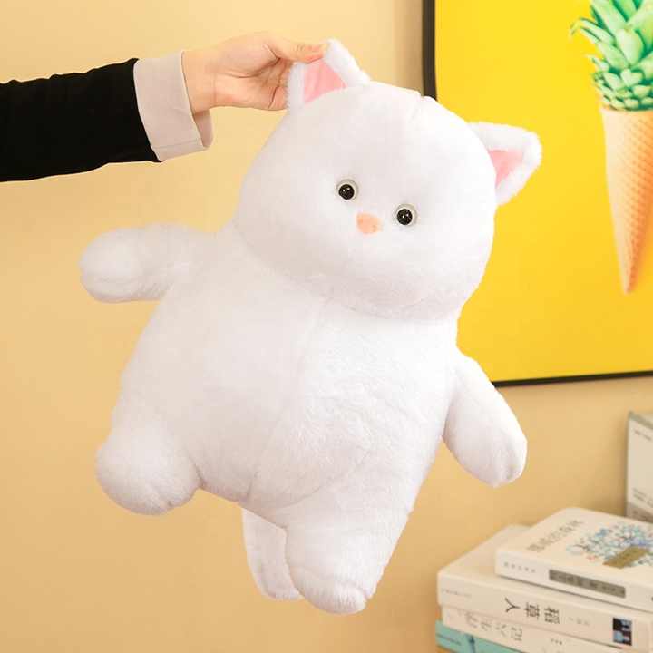DH6かわいいニャー子犬人形赤ちゃん白脂肪猫人形かわいいハキミ 