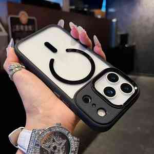 Cover Protettiva Avanzata per <span class=keywords><strong>Apple</strong></span> 17pro con Protezione Magnetica per Obiettivo in Metallo, <span class=keywords><strong>Custodia</strong></span> <span class=keywords><strong>Trasparente</strong></span> Arancione per iPhone17promax - Product Image 5