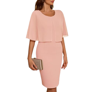 For off Shoulder Strapless Three Layer <b>Ruffles</b> Sleeves Pencil Bandage <b>Dress</b> Elegant Ladies Red Empire Knee-Length Cocktail - Product Image 1
