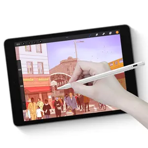 Pena Stylus Tablet Universal Aluminium pasif, untuk Apple iPad Android layar sentuh kapasitif